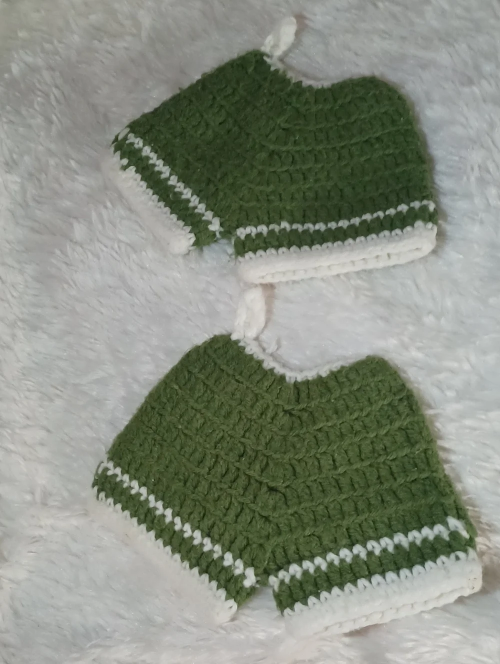 Vintage Crochet Shorts Oven Mitts(2)
